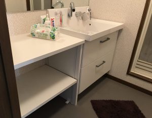 別府市K様邸 マンション改修工事　洗面台リフォーム後
