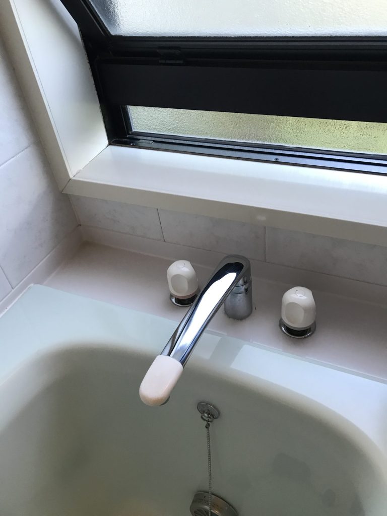 バス水栓工事前