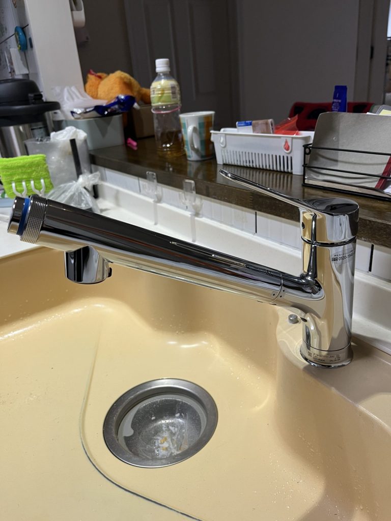 K様邸キッチン水栓交換工事