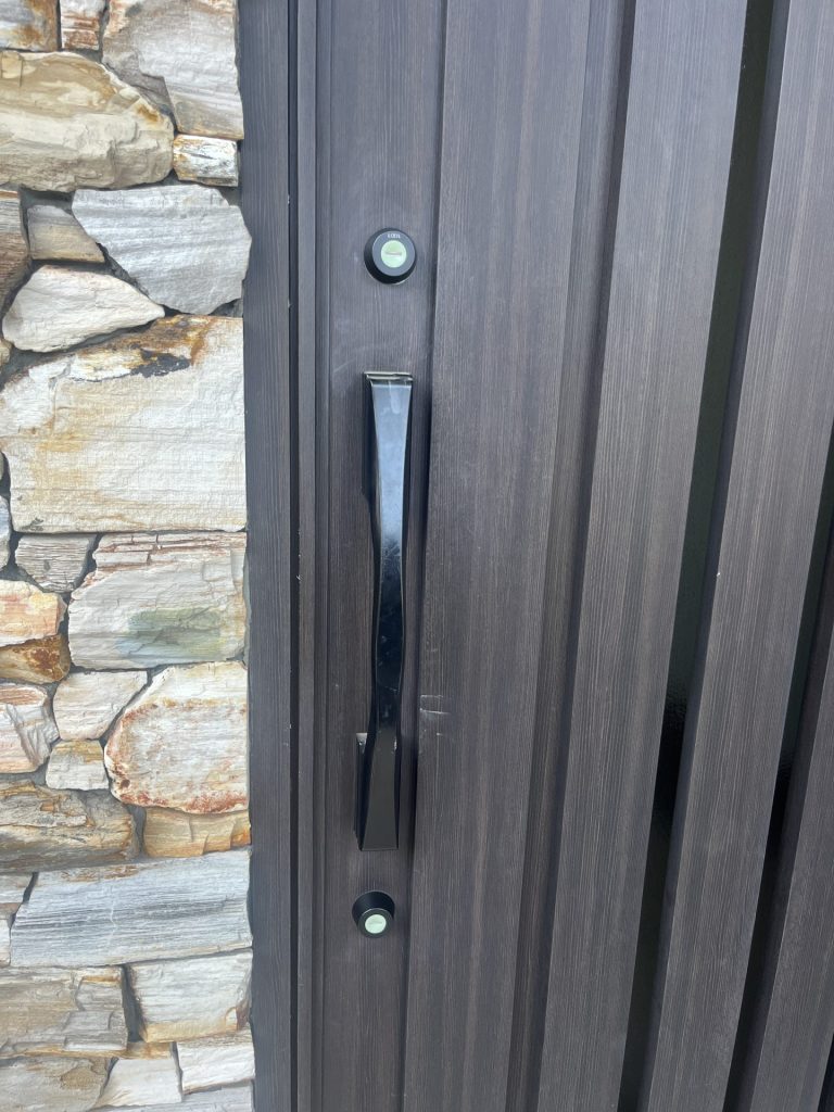 大分市　S様邸　玄関ドアシリンダー交換工事