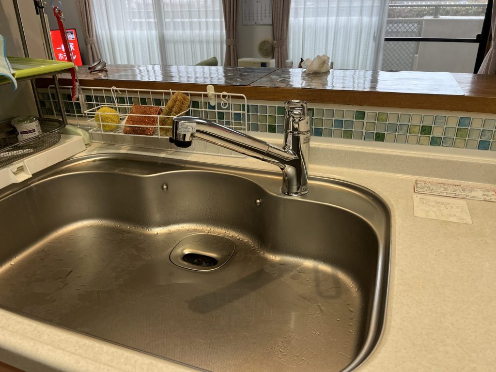 大分市　O様　キッチン水栓交換工事